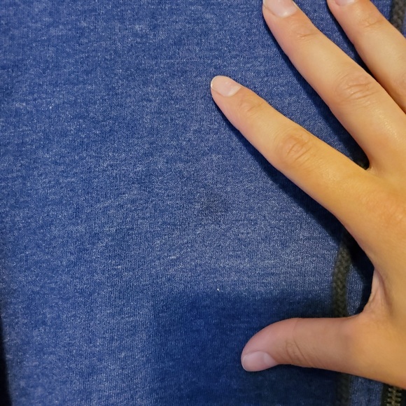 3for$25 old navy blue sweat shirt zipper hooded - Picture 3 of 5